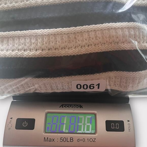 Striped Nautical Sweater Women's Large Chunky Knit Pullover Blue White Coastal - Picture 11 of 11